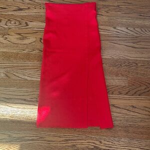 Elegant Red Women's Skirt